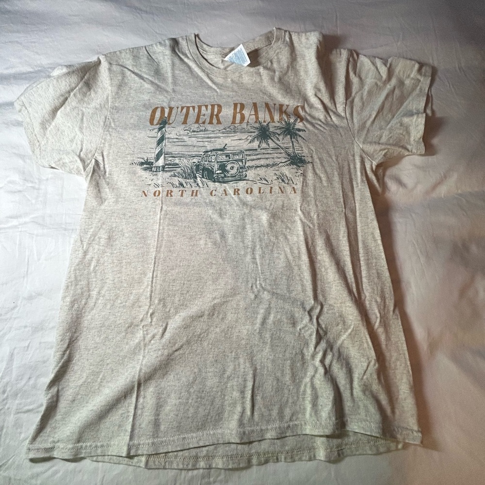 Delta Outer Banks Graphic Tee - Cream